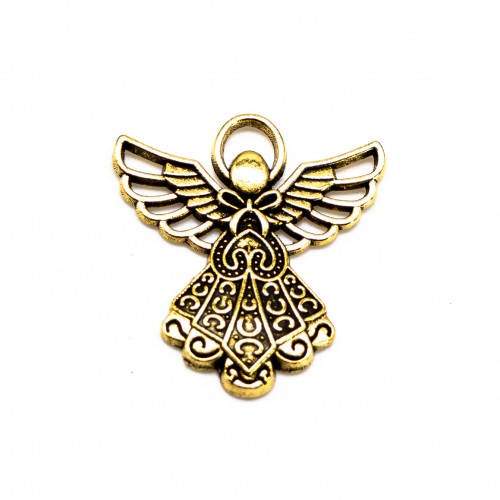 Подвеска крыла ангела, античное золото